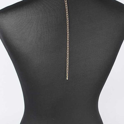 Fringe Rhinestone Iconic Bra Chain